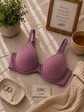 Vanity Fair | Women's 38C | Warm Mauve Bra